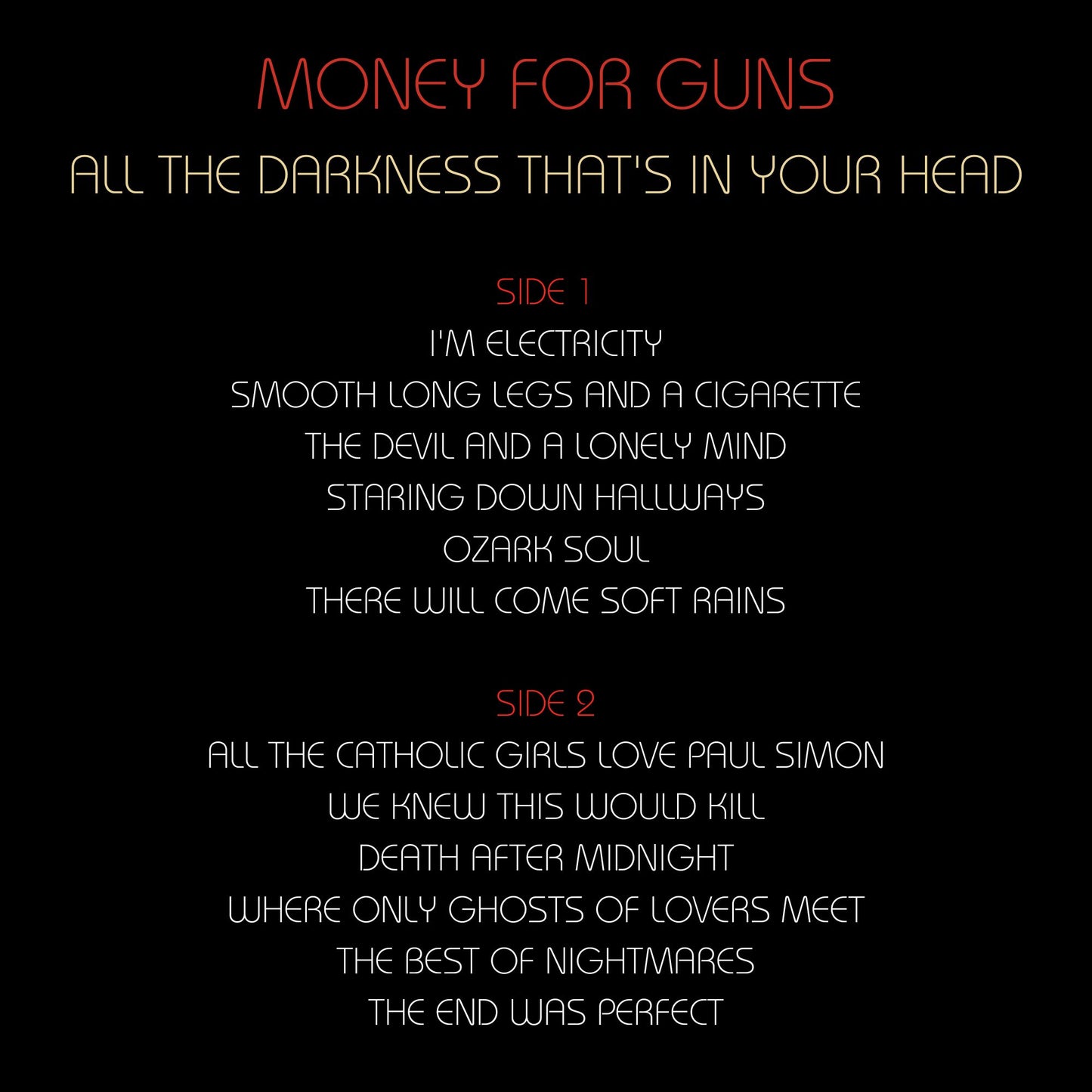 All the Darkness That's In Your Head - Vinyl